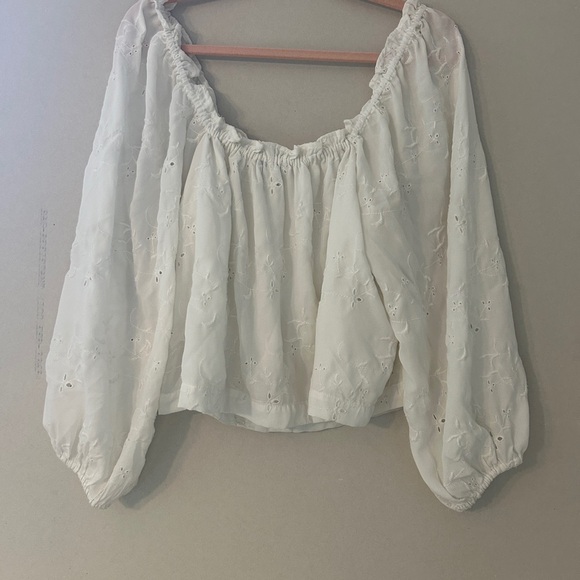 American Eagle Outfitters Embroidered Blouse - Picture 6 of 6